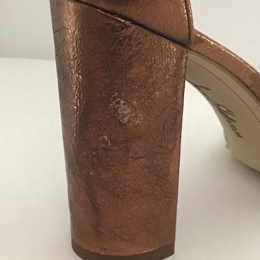 💙 Sam Edelman Leather Heel Sandal - Picture 11 of 13